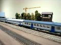 Train r�gional FS compos� de voitures MDVC/MDVE XMPR pouss� par la E656-554 XMPR